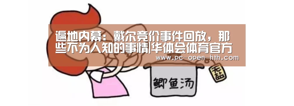 遍地内幕: 戴尔竞价事件回放, 那些不为人知的事情|华体会体育官方平台(图1) 华体会体育APP下载官网